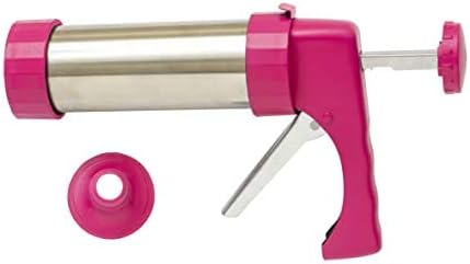 Decora 0142010 GEBÄCKPRESSE COOKIE MIT 13 MOTIVSCHEIBEN UND 8 SPRITZTÜLLEN