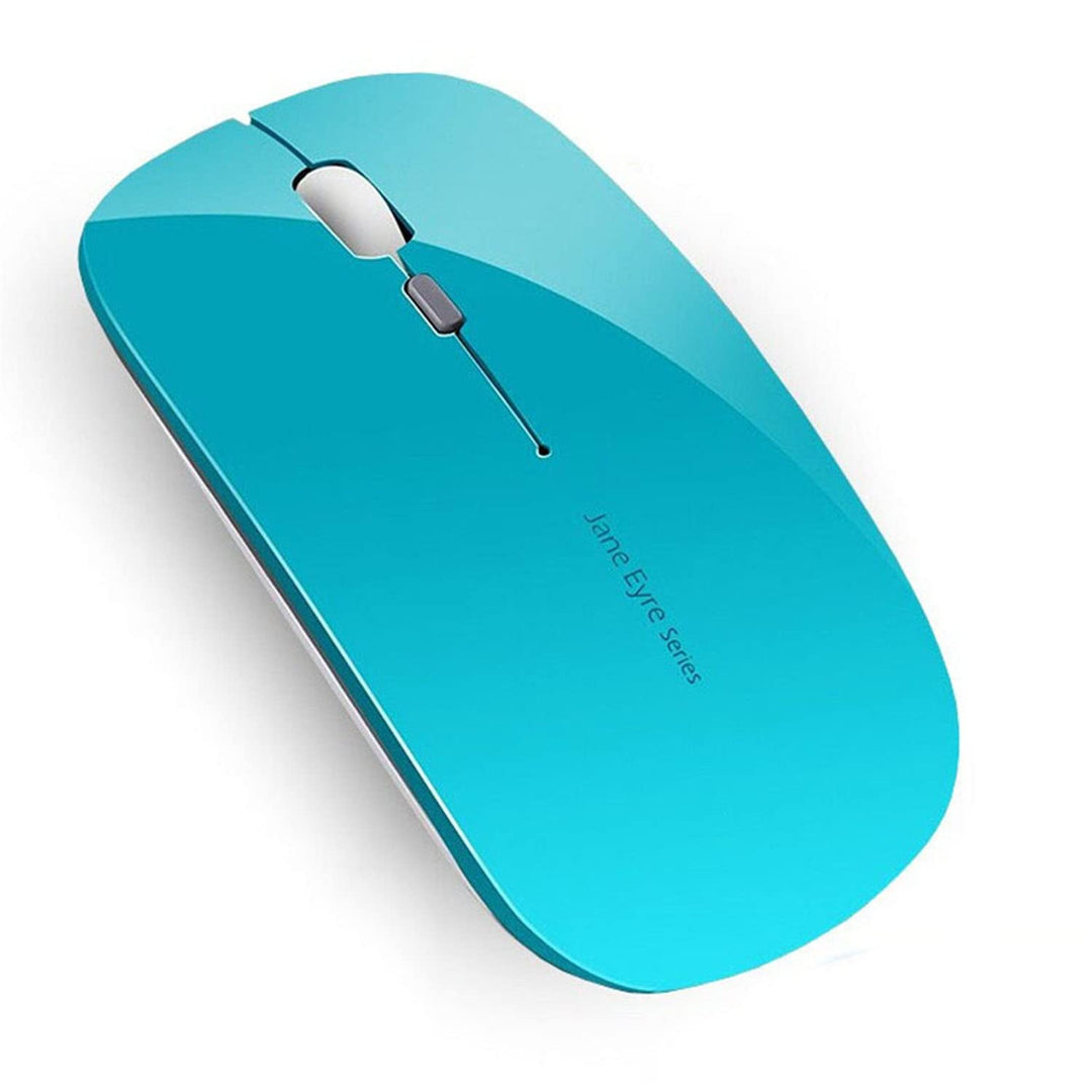 Uiosmuph Q5 Kabellos Maus, Wiederaufladbar Funkmaus 2.4G Leise Funkmaus Ultra Dünn Wireless Computer