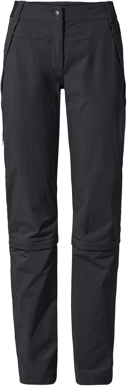 Vaude Damen Hose Women's Farley Stretch Capri T-Zip Pants Iii 42 Schwarz, 42 Schwarz