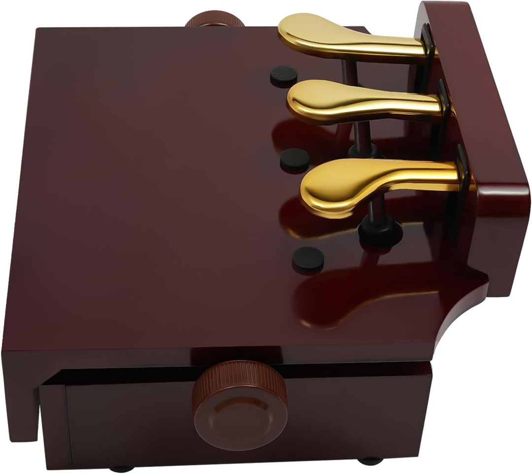 Klavier Pedalverlängerung, Klavier Pedal Extender mit 3 Pedale Klavierpedal-Verlängerungsbank Klavie