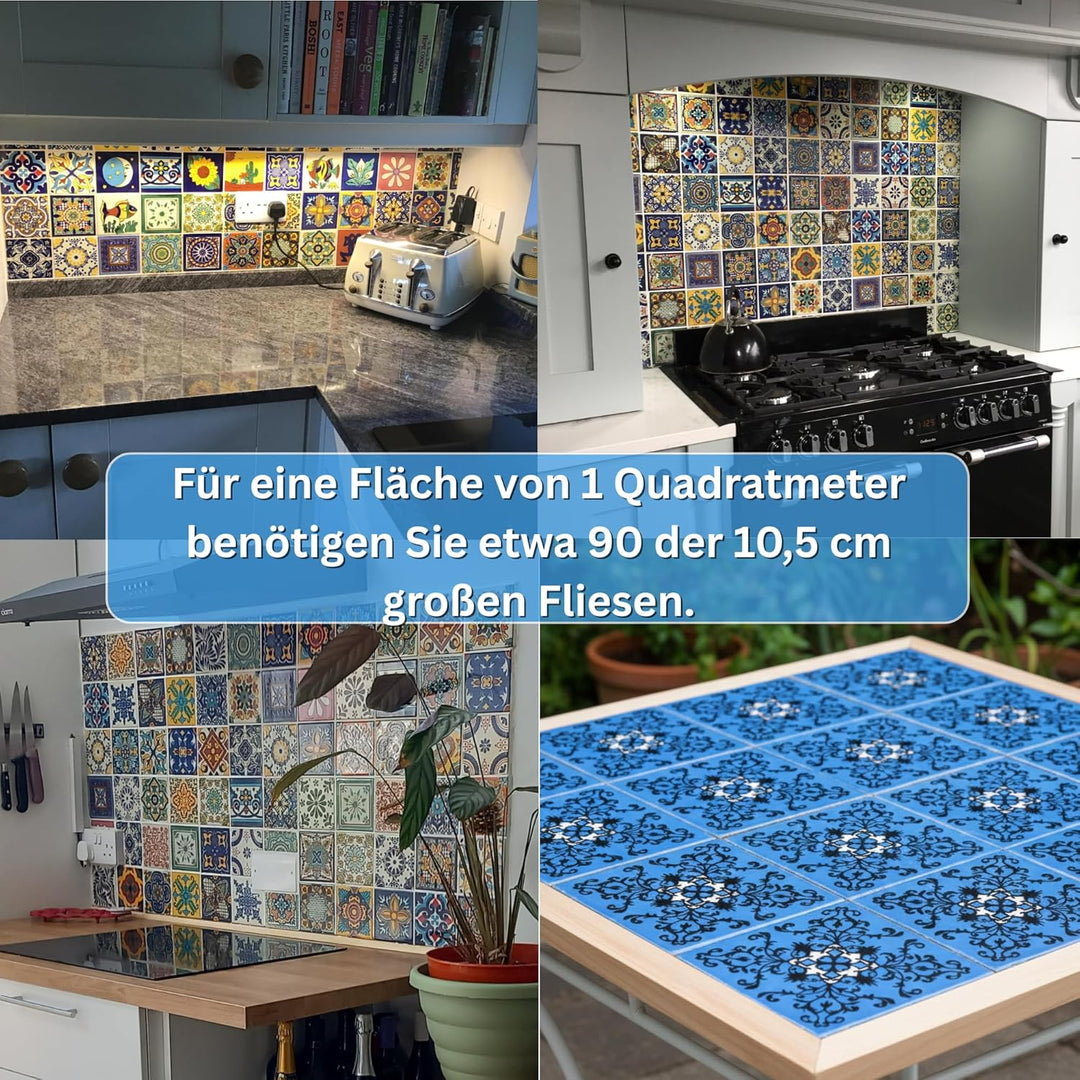 Tumia LAC Handgefertigte mexikanische Talavera Fliesen Authentischer Stil Alberto Keramikfliesen für