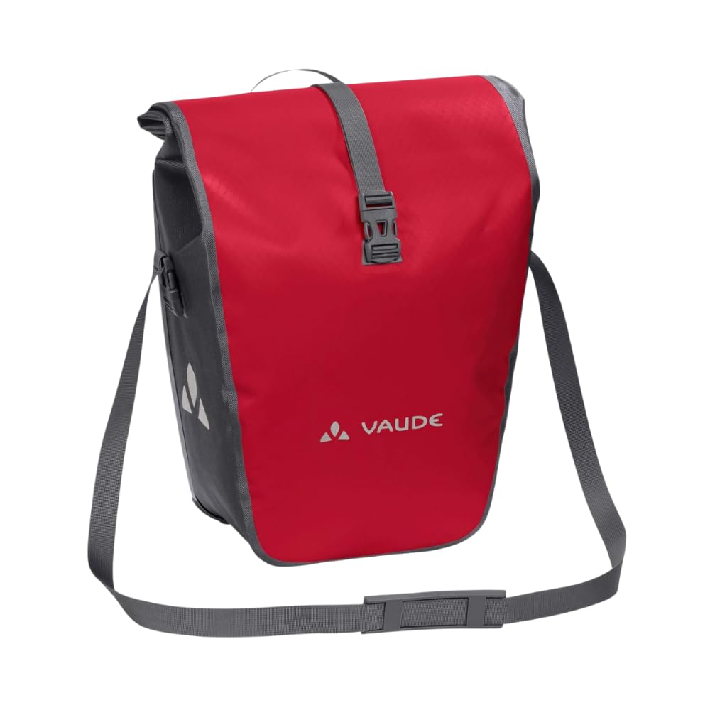 VAUDE Fahrradtasche für Gepäckträger Aqua Back Single 1 x 24 L in 24 Lang Rot, 24 Lang Rot