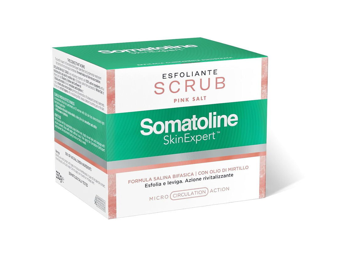 Somatoline Skin Expert Scrub Pink Salt Peeling Körper Revitalisierend, 350 g
