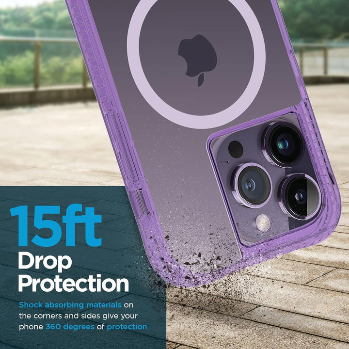 Case-Mate Tough Plus Schutzhülle für iPhone 14 Pro – La La Lavender [4,5 m Fallschutz] [Kompatibel m