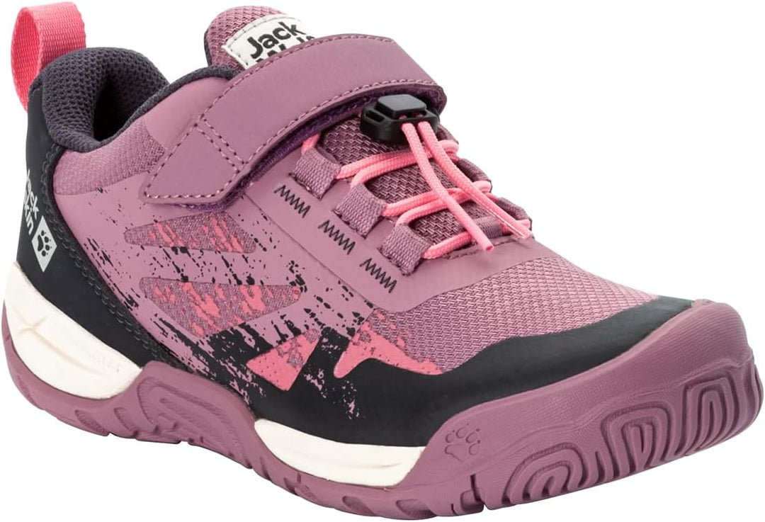 Jack Wolfskin Unisex Kinder Vili Action Low K Walking-Schuh 38 EU Ash Mauve, 38 EU Ash Mauve