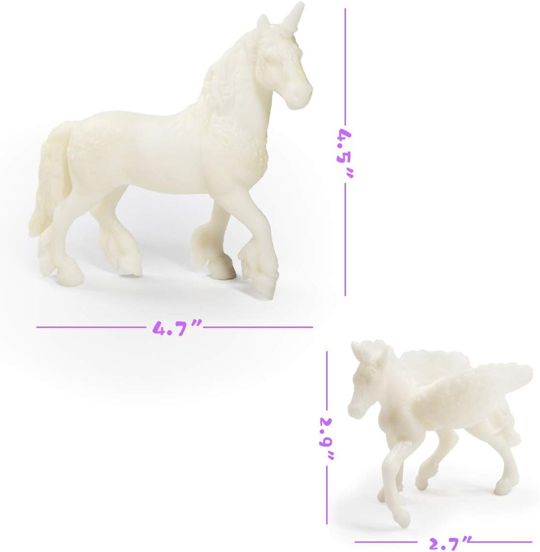 DIY Malerei Einhorn Kit Kunst und Handwerk Set für Kinder oder Mädchen Dekorieren und Zeichnen 3D Sp