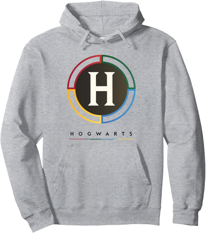Harry Potter Hogwarts 'H' Logo Inverted Pullover Hoodie