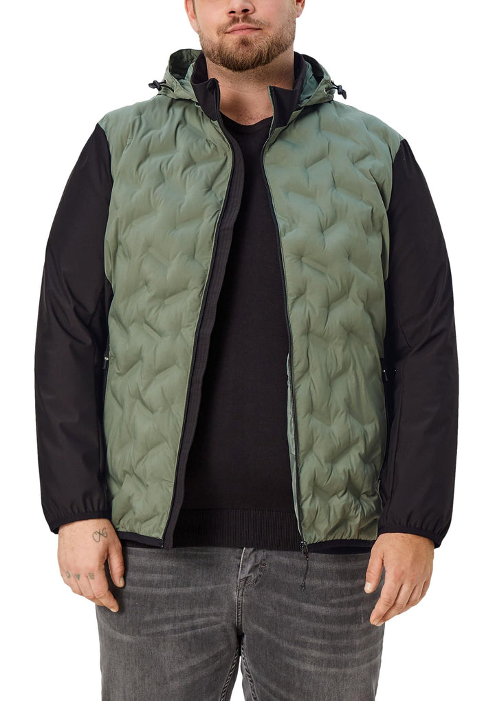 s.Oliver Herren Jacke Langarm 4XL Grosse Grössen Khaki/Oliv, 4XL Grosse Grössen Khaki/Oliv
