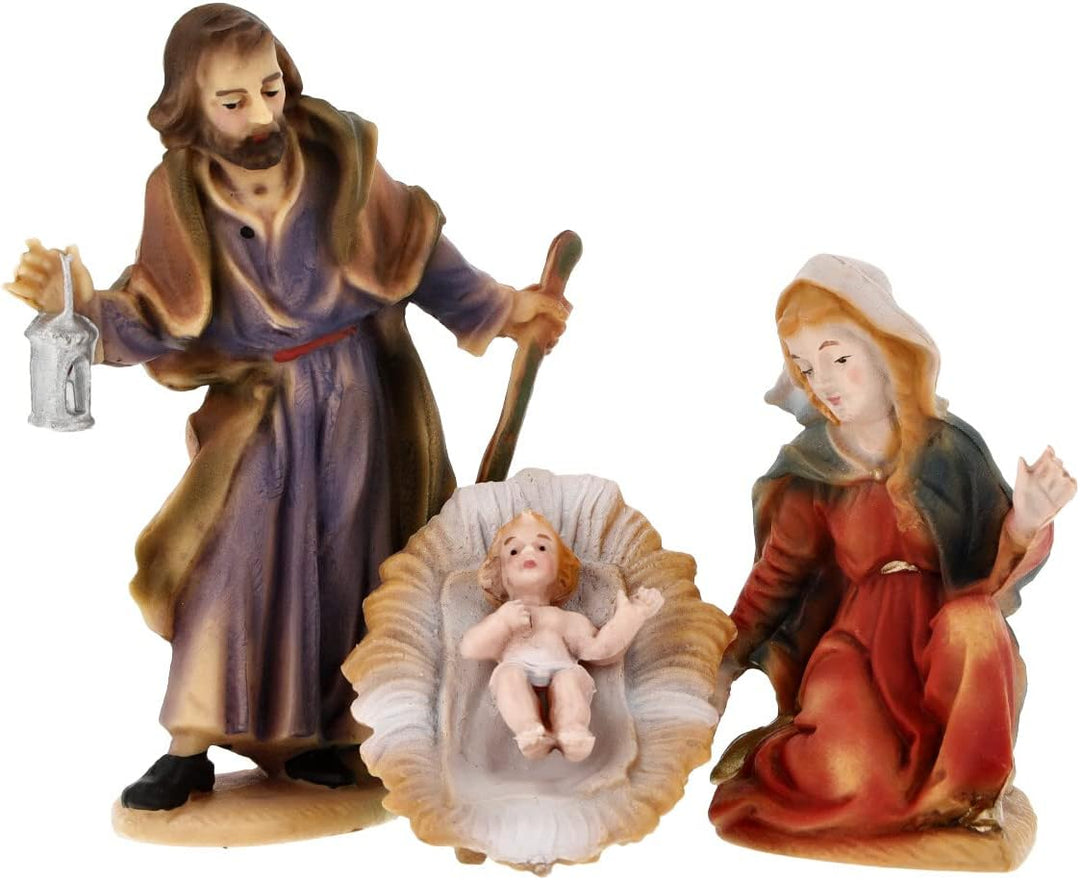 Marolin Krippenfiguren Set 12 Figuren, zu 9cm Fig. (Kunststoff)