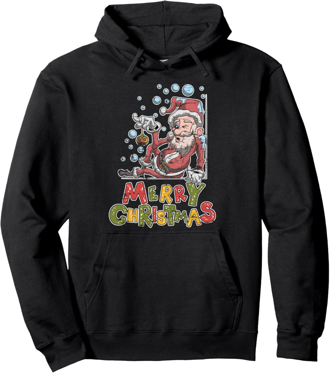 Christbaumschmuck Heiligabend Geschenk Weihnachtsmann Pullover Hoodie