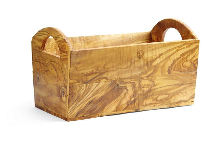 HENDI Brotkasten, aus Olivenholz, Brot-Box, Brotbox, ca. 245x198x(H)194mm