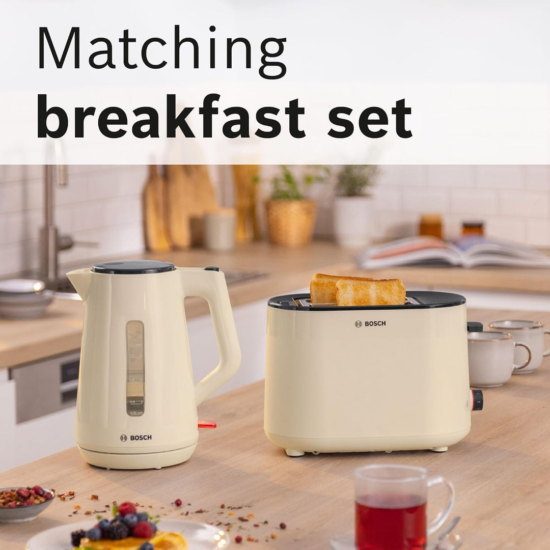 Bosch MyMoment Wasserkocher 1,7 l 3000 W Beige (MYMOMENT DELIGHT KETTLE - CREAM)