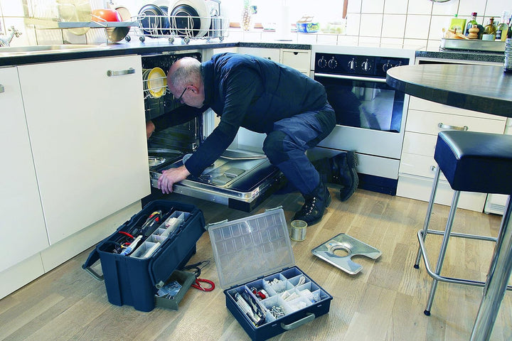 raaco 136600 Werkz-Koffer Werkzeugkoffer Compact 47, dunkelblau