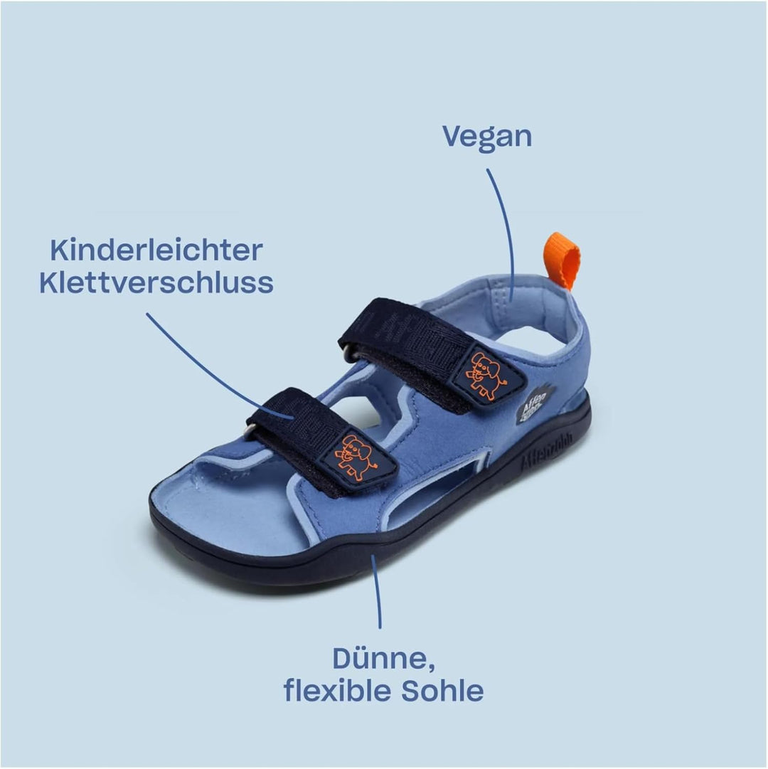 Affenzahn Sandale Vegan Airy mit Klettverschluss rutschfest Flexibel Luftig Leicht für den Sommer, G