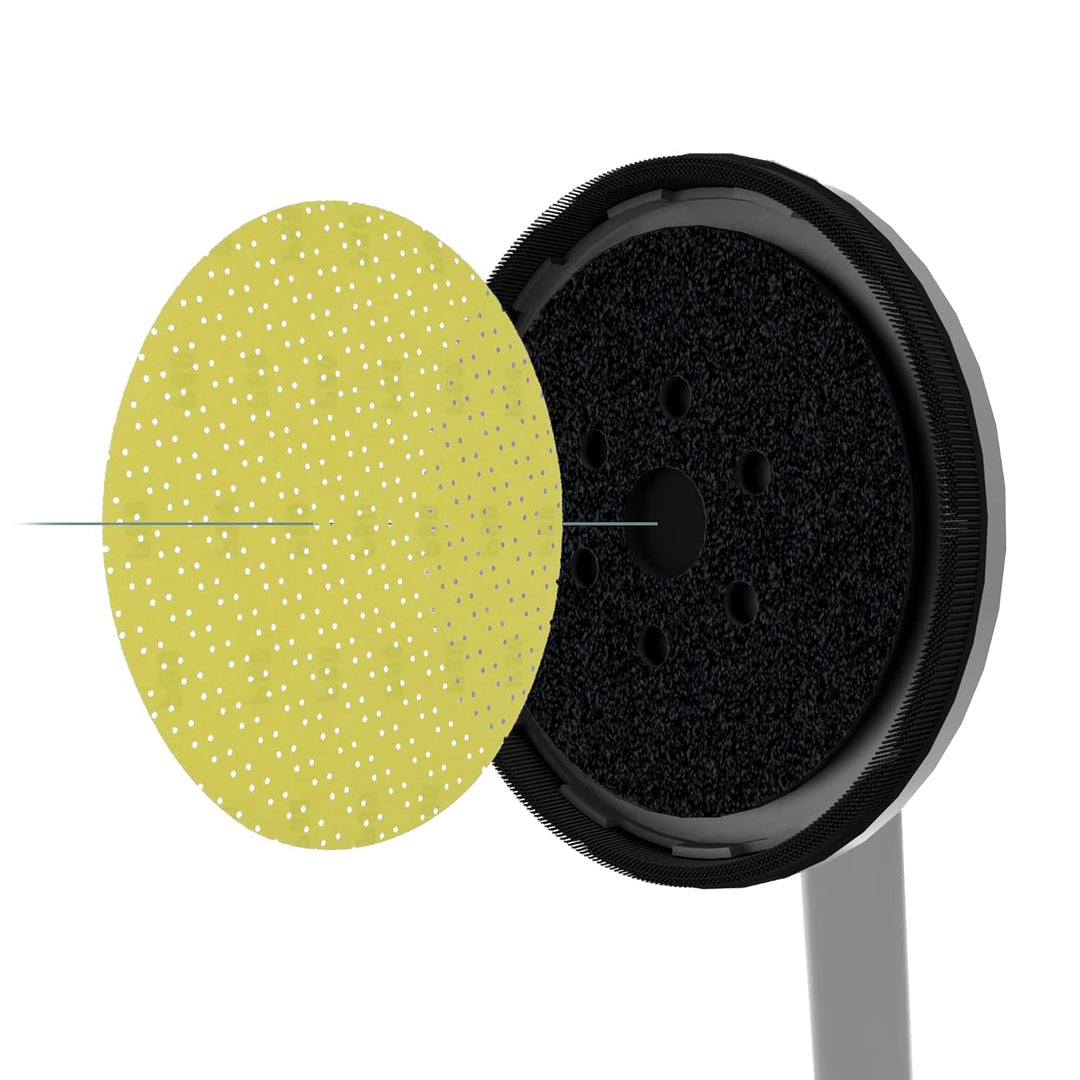 PRODIAMANT Schleifscheiben 225mm perforiert für Wand und Deckenschleifer 25 Stück Körnung P80 grob,