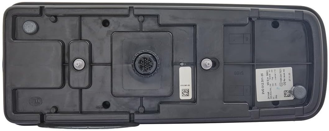 HELLA 2VD 012 381-351 Heckleuchte - Truck Full LED - LED - 24V links links DIN Stecker hinten, links