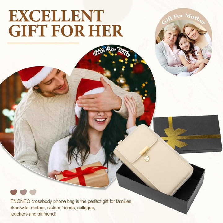 Geldbörse Damen Handytasche zum Umhängen Leder PU Damen Umhängetasche Kleine RFID Schutz Handy Geldb