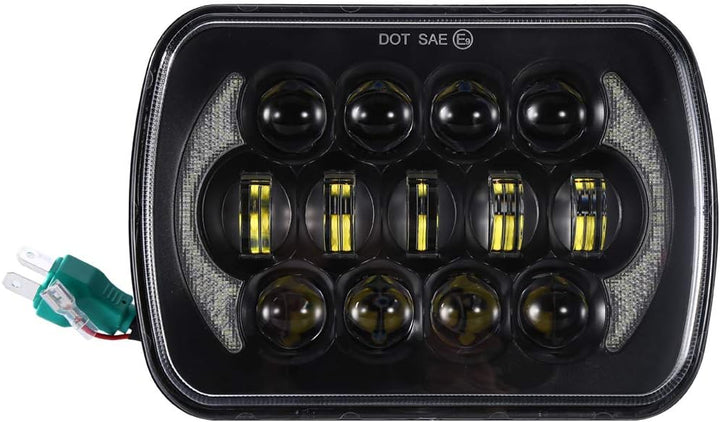 SXMA 5x7 Zoll Sealed Beam Ersatz LED Scheinwerfer mit DRL für Cherokee XJ (1 Paar)