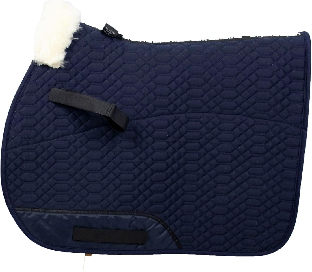 Engel Reitsport Lammfell Schabracke Half Lined SCHABRA1-VSS-MAR-MED Steppstoff Marineblau Fell med.