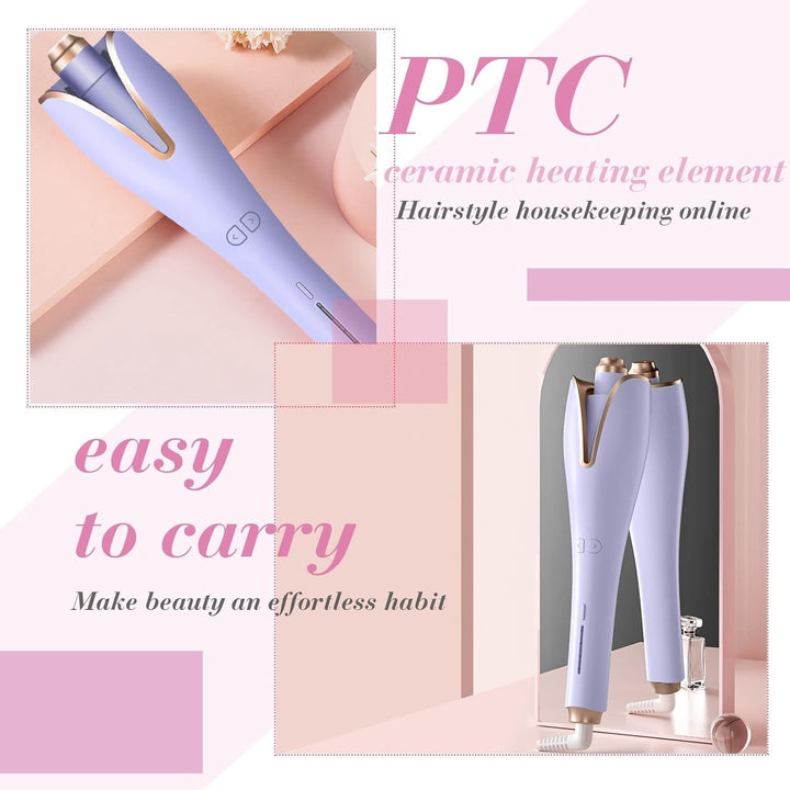 Automatischer Lockenstäbe, Reisegrösse Waver, Keramikbeschichtung Vielseitige Lockenstäbe, 4 Einstel