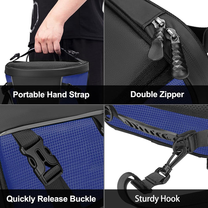 MOSISO Motorrad Hecktasche Multifunktionale Wasserdichte Polyester Aufbewahrung Satteltasche, 10L Ou