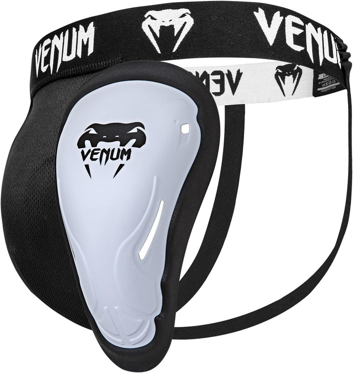 Venum Erwachsene Tiefschutz Challenger Schwarz/Rot L Tiefschutz + Zahnschutz Schwarz/Rot, Schwarz/Ro
