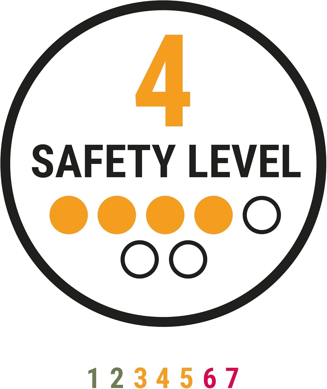 Prophete Sicherheitsschloss für E-Scooter, Handschellen & Spiralkabelschloss, Länge 120cm, Durchmess