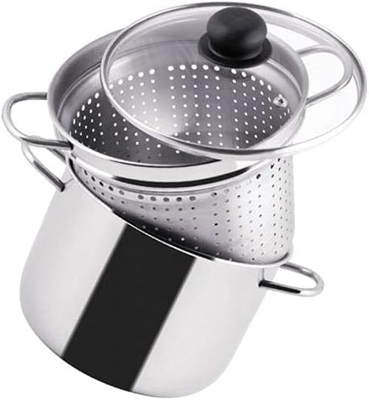 VISCIO Trading 173959 Topf pastissima C/Korb Edelstahl AISI 430, 20 cm