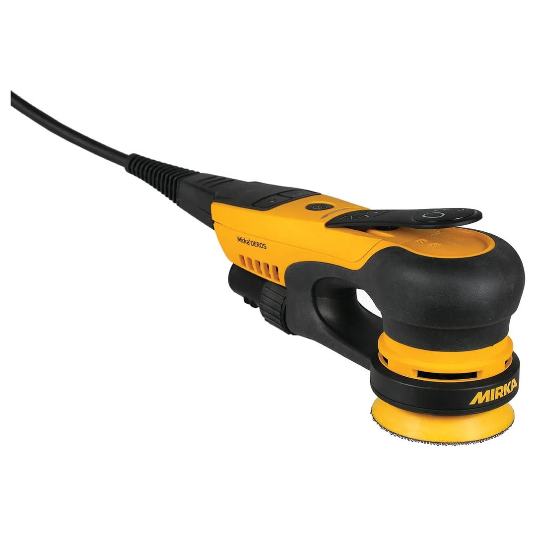 Mirka DEROS 350CV / Exzenter-Schleifer Schleifmaschine mit Zentral-Absaugung und Klett/für Ø 77mm Sc