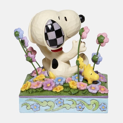 Jim Shore Peanuts Snoopy in Flowers