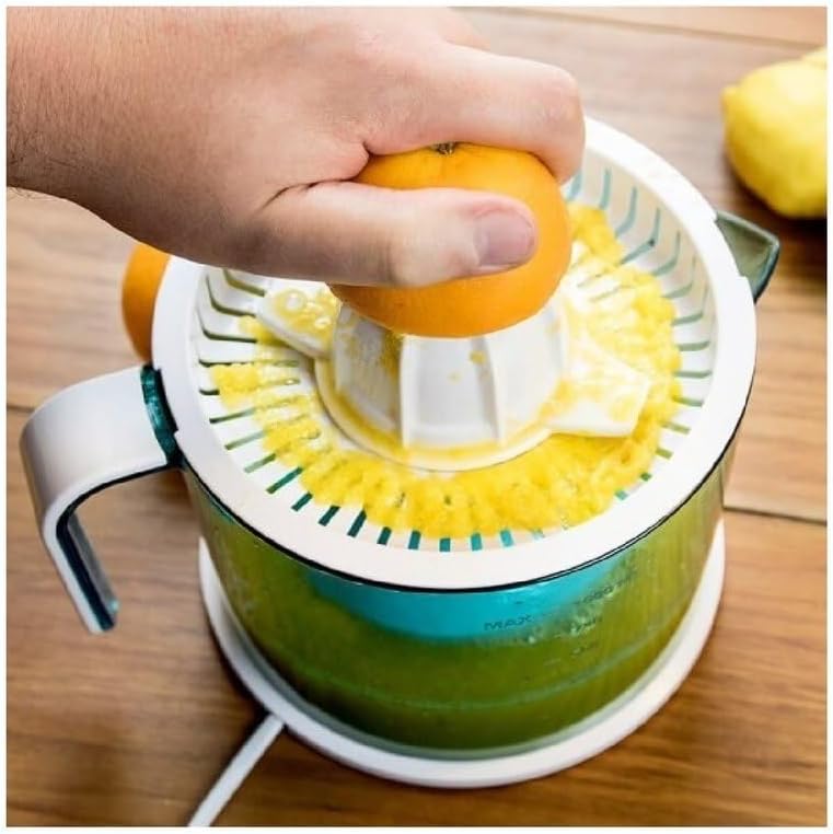 Cecotec elektrische Zitrusentsafter ZitrusEasy - Leistung 40 W, 1 Liter Kanne, BPA Free, doppelte Dr