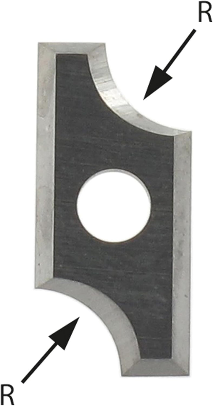 ENT 00545 Viertelstab-Wendemesser HW, R 8 mm, 8 mm