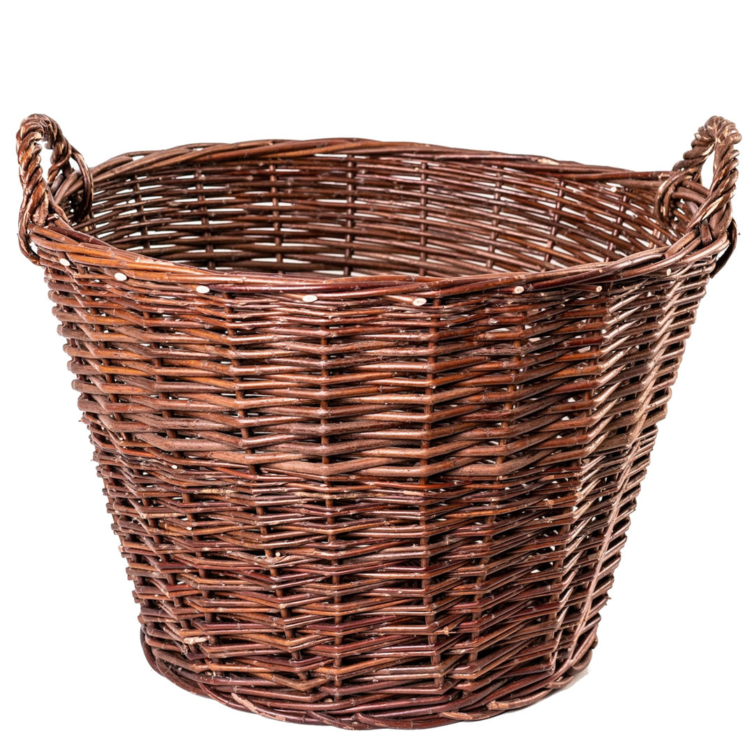 Weidenkorb Ø 45 cm Kaminholzkorb Kartoffelkorb Obstkorb Füllkorb Kiepe Gartenkorb