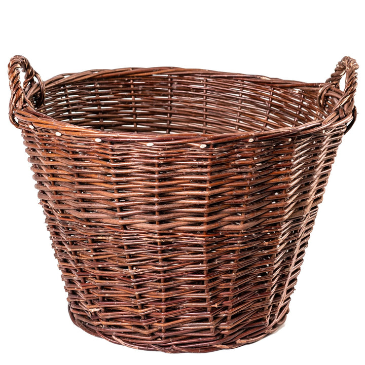 Weidenkorb Ø 45 cm Kaminholzkorb Kartoffelkorb Obstkorb Füllkorb Kiepe Gartenkorb
