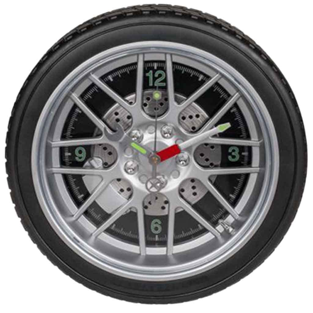 Out of the Blue 79/3020 Tyre with 16 LEDs Wall Clock 35 cm