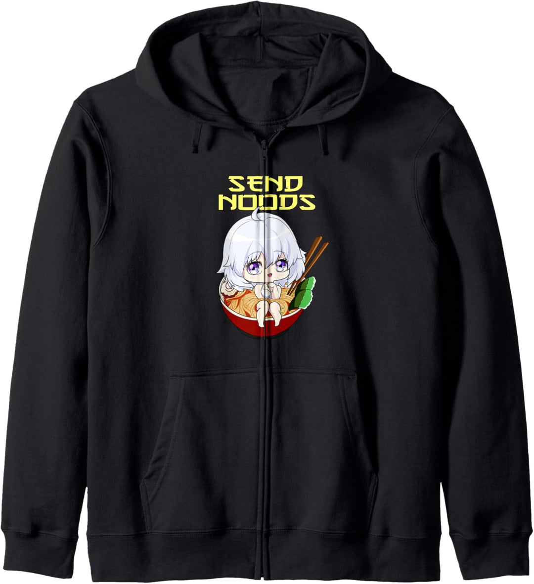 Send Noods Ramen Japan Anime Nudelsuppen T-Shirt Kapuzenjacke