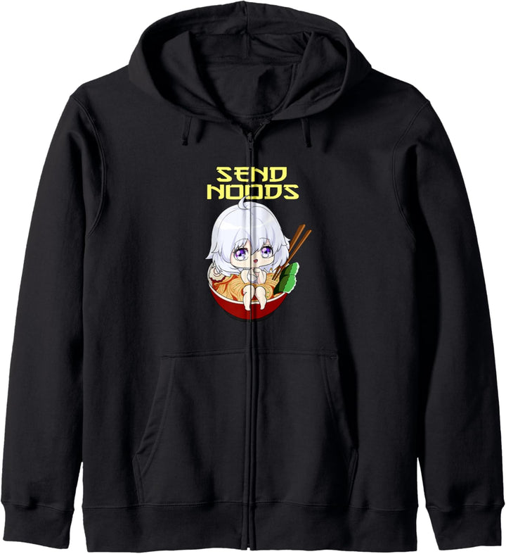 Send Noods Ramen Japan Anime Nudelsuppen T-Shirt Kapuzenjacke