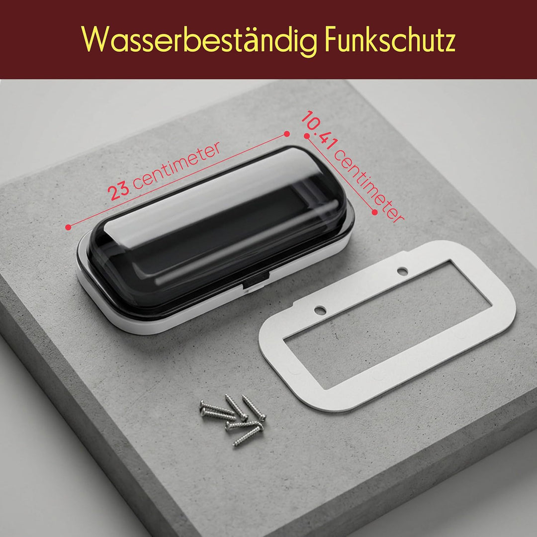 Pyle wetterfeste Radio Schild weiss, weiss
