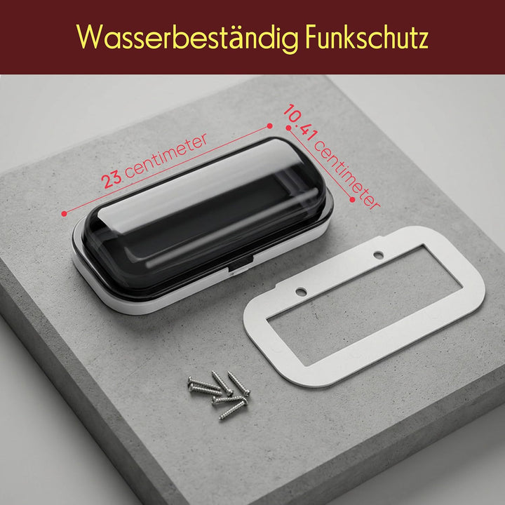 Pyle wetterfeste Radio Schild weiss, weiss