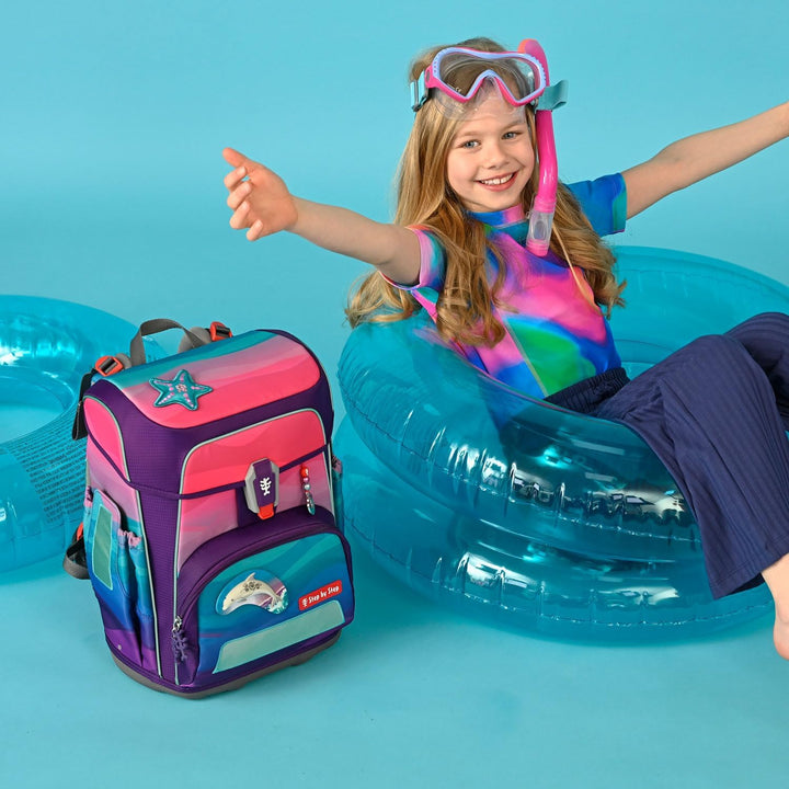 Step by Step CLOUD OCEAN Schulranzen-Set Dolphin Lana 5-tlg.