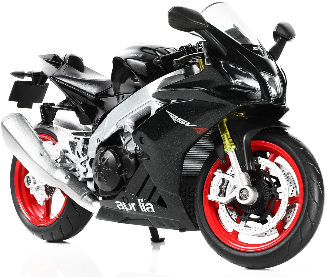 Motorrad Spielzeug für Kinder 1:12, Legierung Mini Motorcycle Modell Kompatibel für Aprilia RSVA RR1