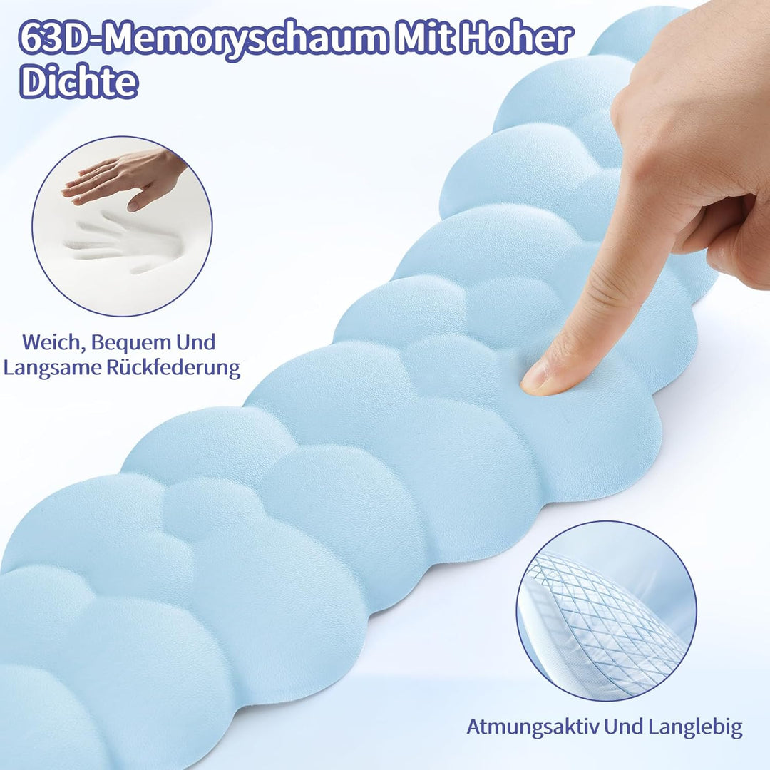 Handballenauflage Tastatur Wolke, Ergonomisches Handauflage Tastatur Wolke Mit PU Leder Memory Schau