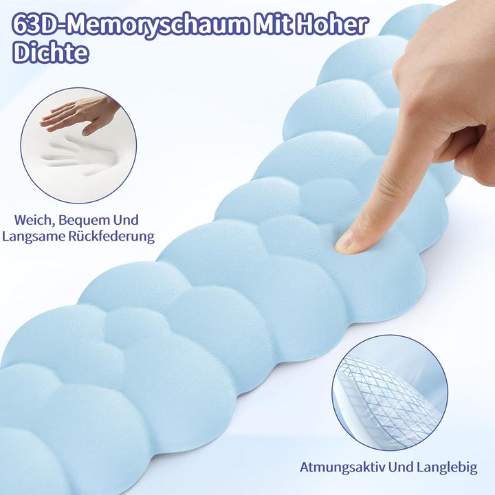 Handballenauflage Tastatur Wolke, Ergonomisches Handauflage Tastatur Wolke Mit PU Leder Memory Schau
