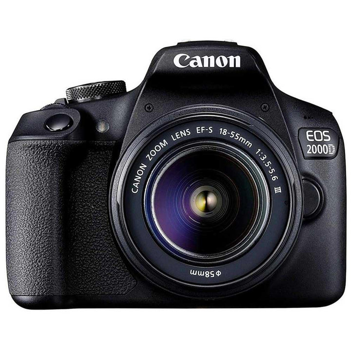 Canon EOS 2000D BK 18-55 is + SB130 + 16GB EU26 SLR-Kamera-Set, 24,1 MP, CMOS 6000 x 4000 Pixel, Sch