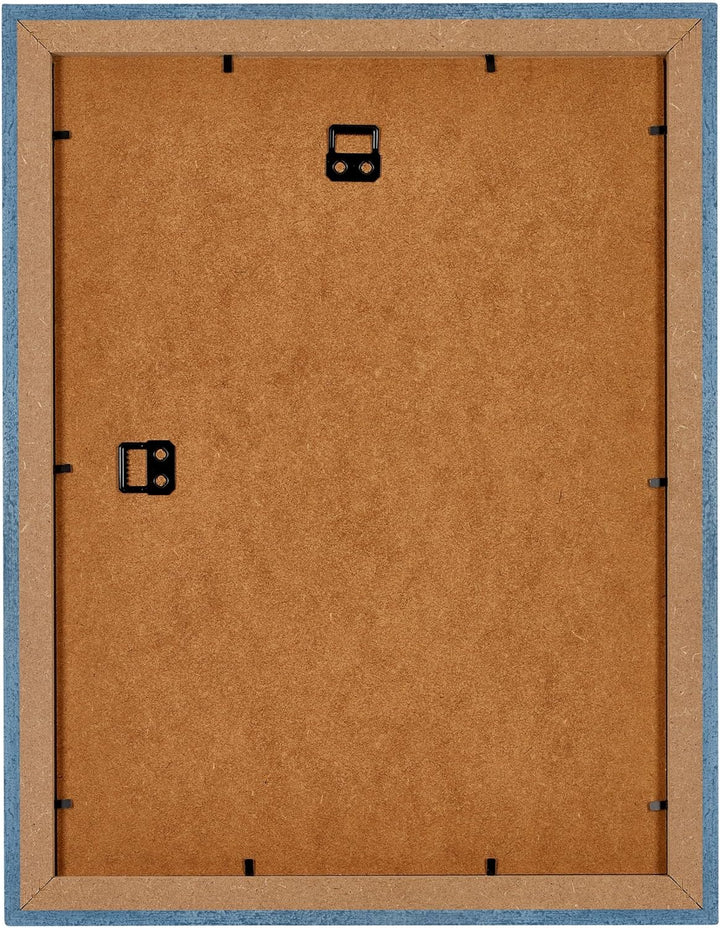 yd. Your Decoration - Bilderrahmen 75x100 cm - Hellblau Gewischt - Bilderrahmen aus MDF mit Acrylgla