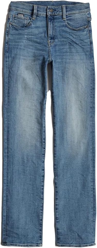 G-Star Raw Damen Strace Straight Jeans 23W / 28L Blau (Sun Faded Niagara D23951-c051-d898), 23W / 28