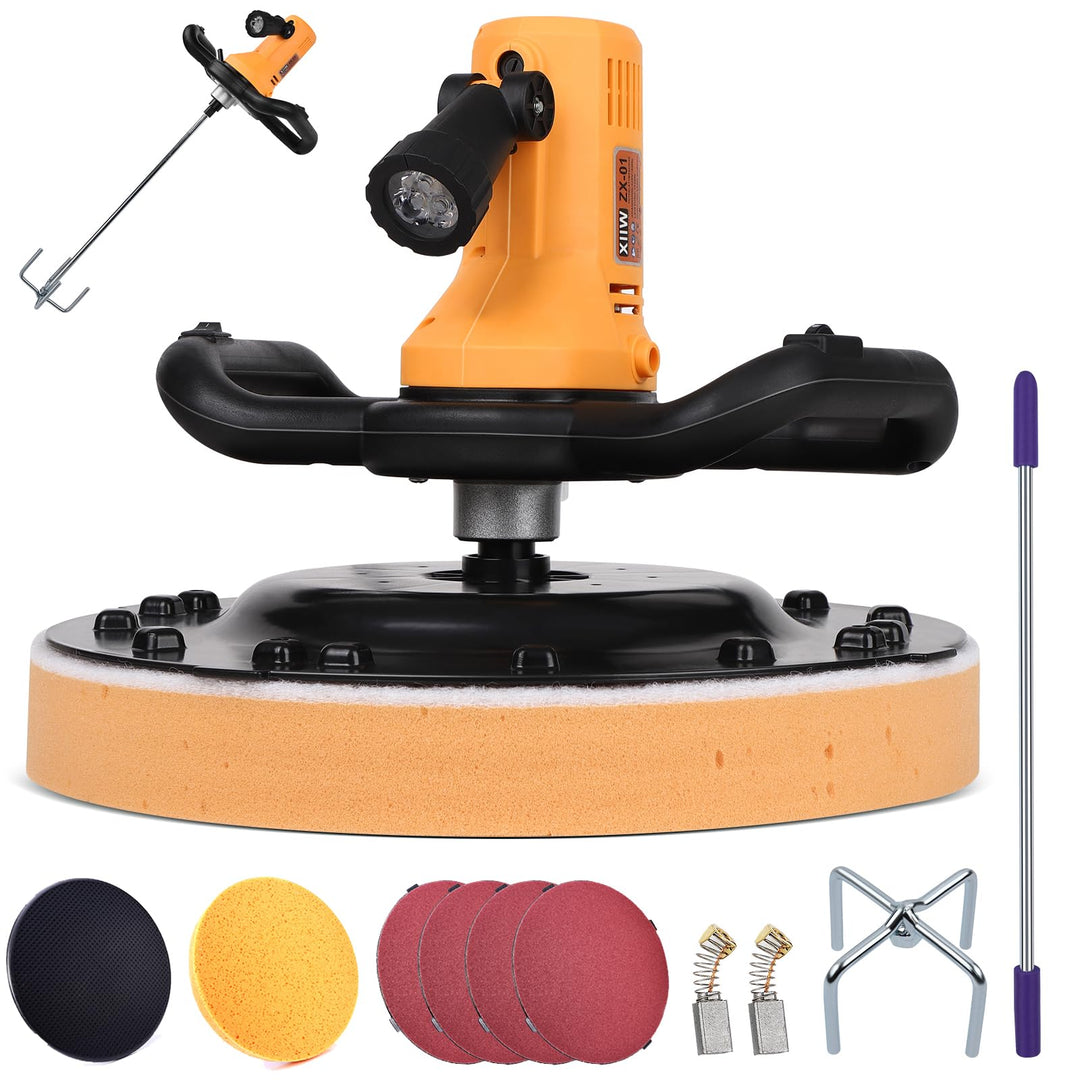 1680W Putzglättmaschine Ø380mm, 2in1 Rührwerk + Putzbearbeitungsmaschine 2800U/min Putzmaschine Hand
