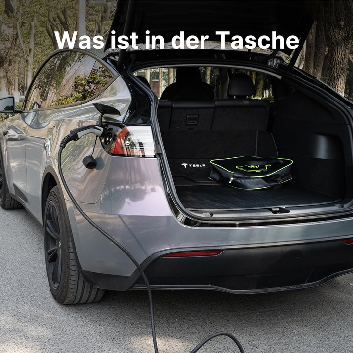 Teskee EV-Ladegerät Typ 2 Tragbare EV-Autos Heim-Ladestation Wallbox mit Anzeigeleuchte Tragetasche