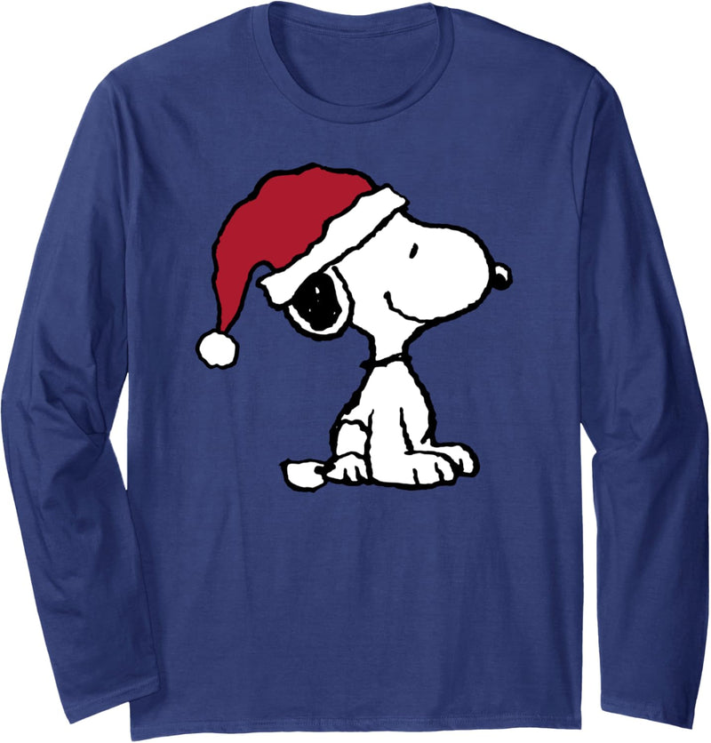 Peanuts Weihnachtsmütze Snoopy Langarmshirt