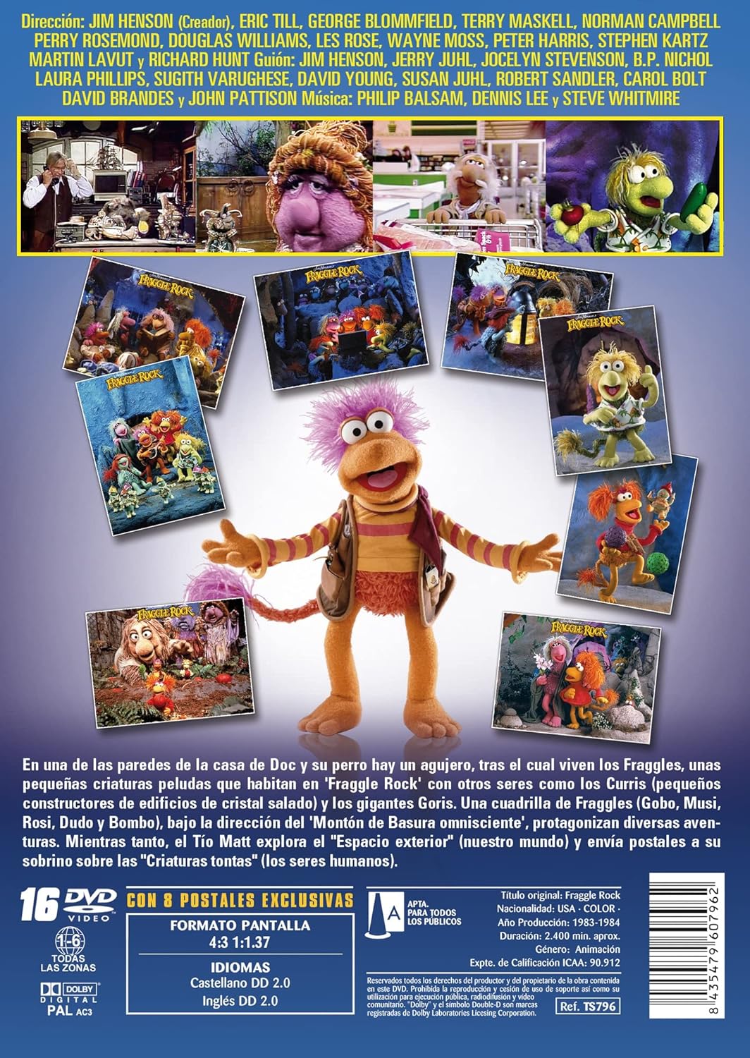 Fraggle rock serie com.(16dvd) - DVD